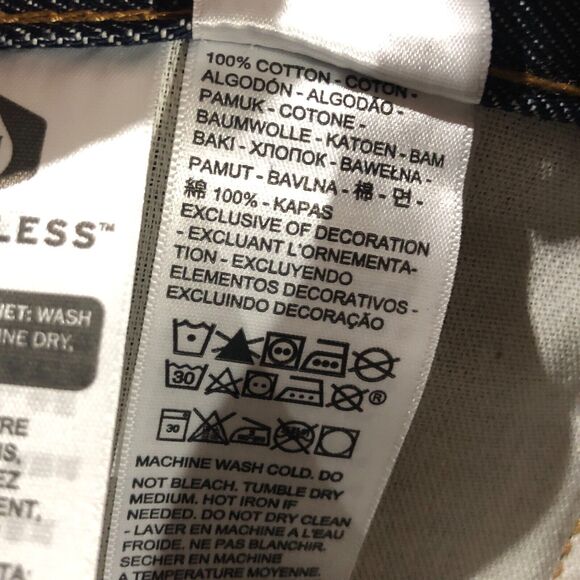 NEW Levi's 501 Original Shrink to Fit Jeans Blue Button Fly Straight Mens 38x30 - Picture 9 of 10